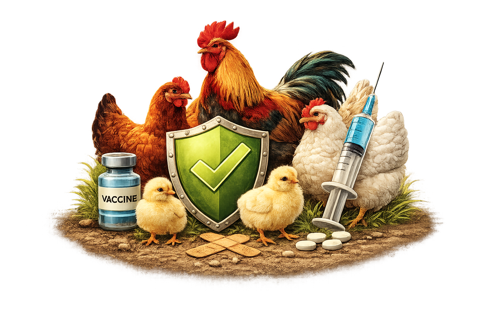 Vaccinated and Disease-Free